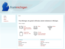 Tablet Screenshot of frummichigan.com